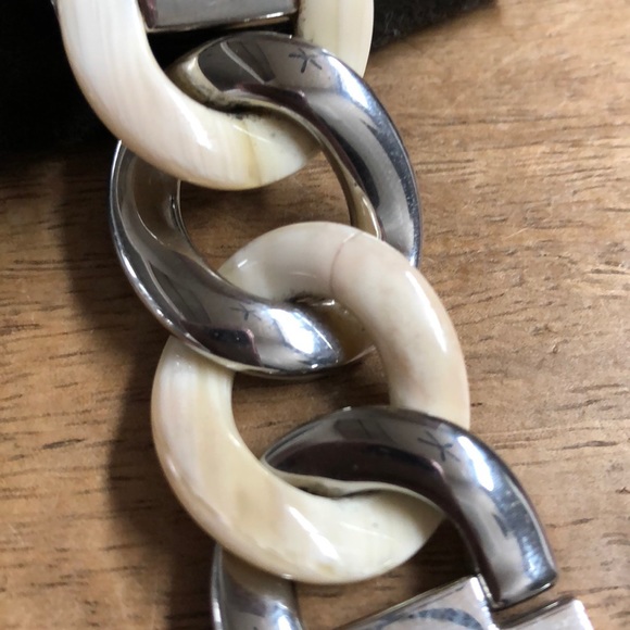 Michael Kors Runway Watch MK4263 Horn and Silver - Picture 5 of 7